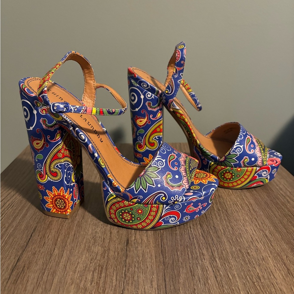 Chinese Laundry Chunky Platform Heels